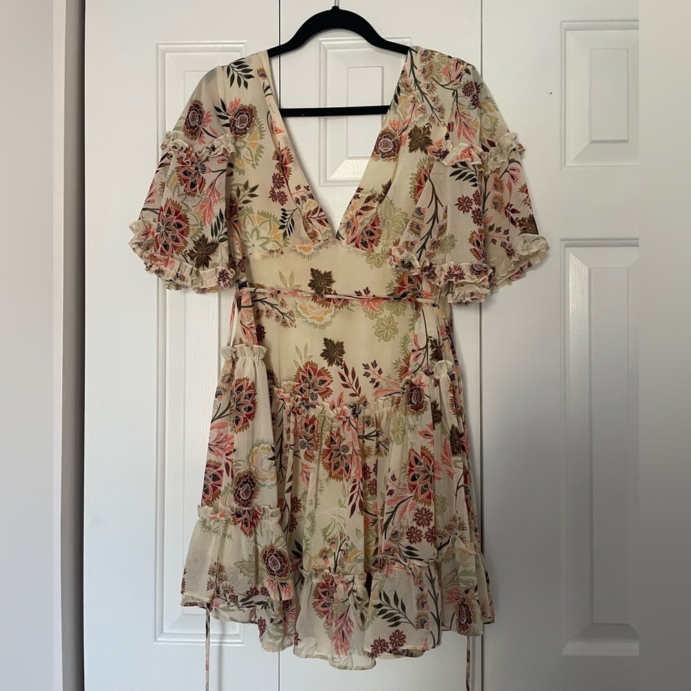 Floral mini dress